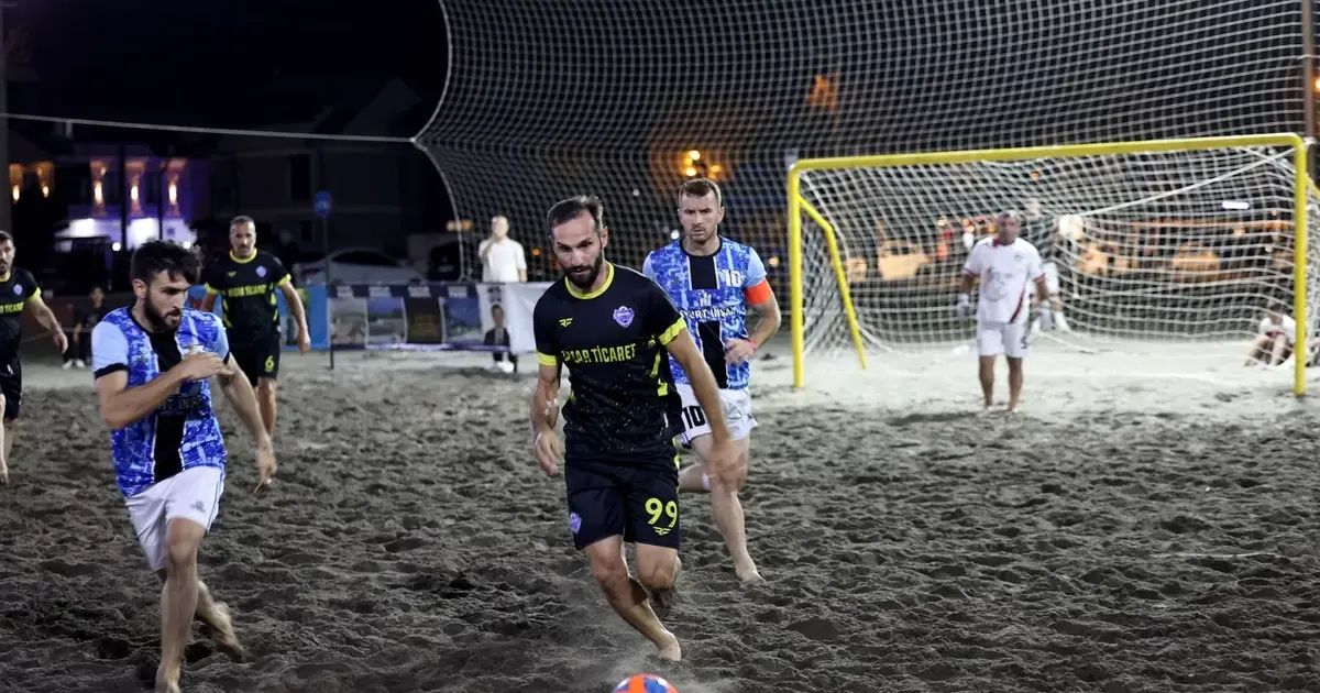 Sakarya Kocaali Sahili’nde futbol şöleni -