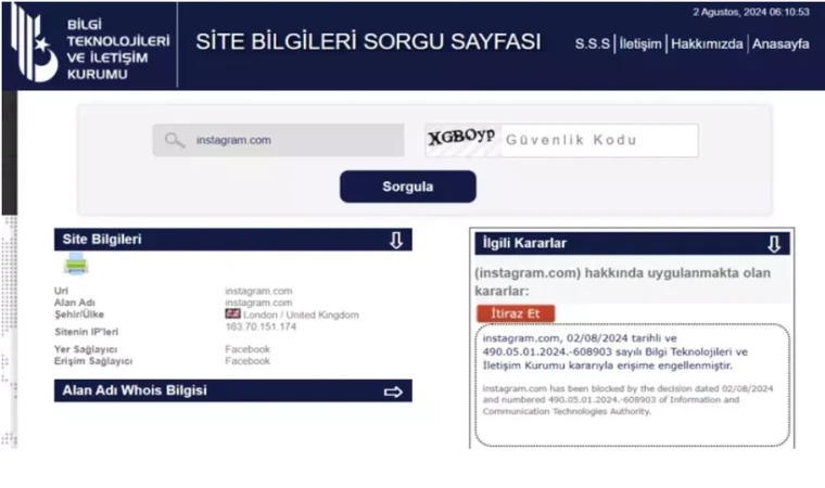 Instagram’a Erişim Engeli!