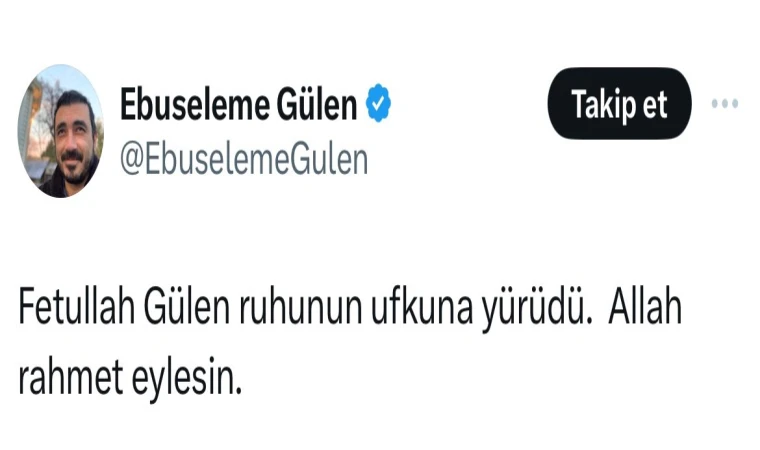 FETÖ lideri Fetullah Gülen öldü