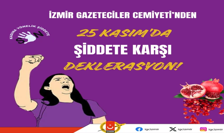 İzmir Gazeteciler Cemiyetinden Deklerasyon