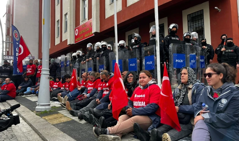 Polonez işçilerinin kefenli açlık grevi 5'inci gününde: 'Adalet arıyoruz'