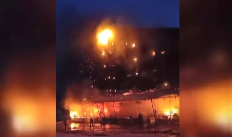 Uludağ'da otelde korkutan yangın: Ölü ve yaralılar var!
