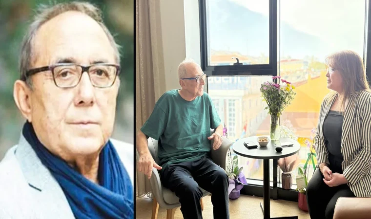 Gülizar Biçer Karaca’dan Ataol Behramoğlu’na ziyaret: ‘Kelimelerle kurduğu büyük dünya hala dimdik ayakta ve…’