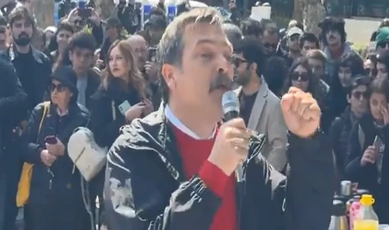 TİP Genel Başkanı Erkan Baş Kadıköy'den seslendi: ‘Burası Tayyip efendi çiftliği değildir’