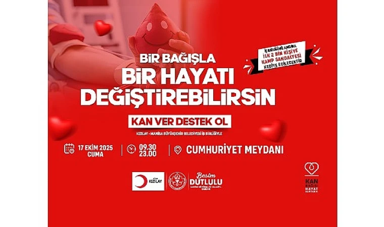 Manisa Büyükşehir ve Türk Kızılayı’ndan Anlamlı Etkinlik