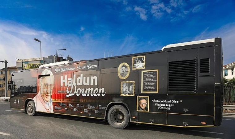 İETT’den Haldun Dormen’e Vefa: ”Saygı Otobüsü” Şişli Yollarında