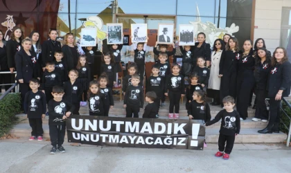 Manisa’da minikler Ata’sını özlemle andı