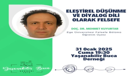 Yaşanabilir Buca Derneği'nden felsefe söyleşisi