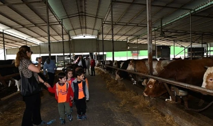 Çiğli Belediyesi’nden çocuklara doğa ve hayvanlarla iç içe unutulmaz bir gün