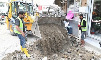Demirci’de altyapı seferberliği sürüyor