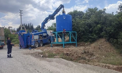 Büyükşehir’den Taral-Tanker Dolum Tesisleriyle Hem Üreticiye Destek Hem Yangına Karşı Güvence
