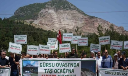 Gürsu'da talan belediye eliyle yapılıyor! Ova toz altında kaldı, madenle çoraklaştı