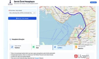 İzmir'de servis ücretleri artık web sitesinden hesaplanacak