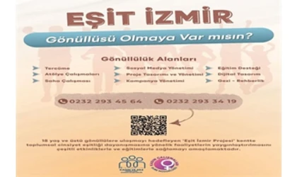 Eşit İzmir, gönüllülerini bekliyor