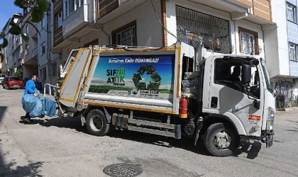 Osmangazi’de Ambalaj Atıkları Kapı Kapı Toplanıyor