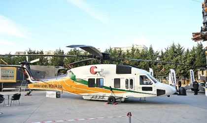 Türkiye’nin ilk yerli yangın söndürme helikopteri tanıtıldı