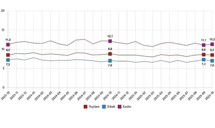 İşgücü İstatistikleri, Ekim 2025