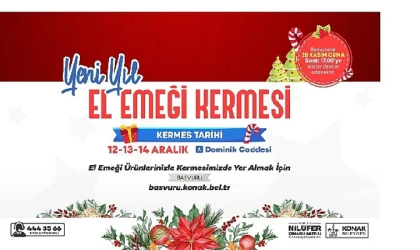 Konak’ta Yılbaşı Kermesleri başlıyor