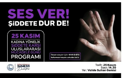 Üsküdar’da ’’Ses Ver Şiddete Dur De’’ Etkinliği Düzenlenecek