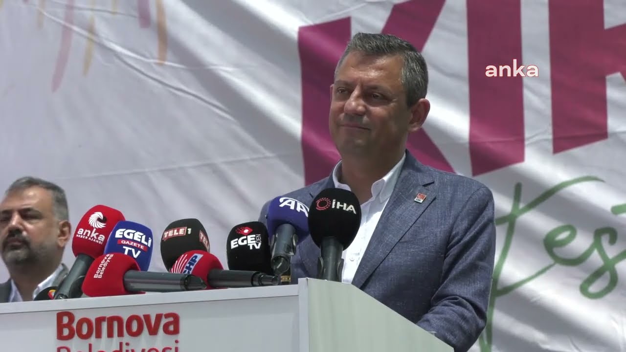 CHP Genel Başkanı Özgür Özel, Bornova Kiraz Festivali'nde | İzmir | 09.06.2024