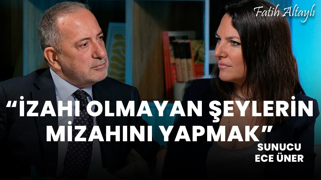 "İzahı olmayan şeylerin mizahı" Sunucu Ece Üner, Fatih Altaylı'nın sorularını yanıtladı