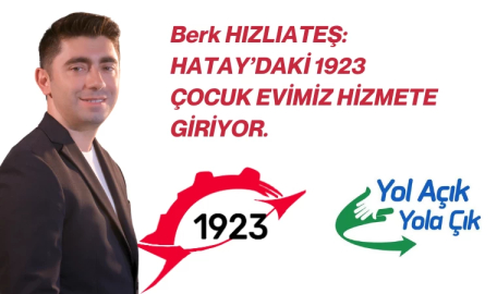 DEFNE 1923 Çocuk Evi açılıyor.