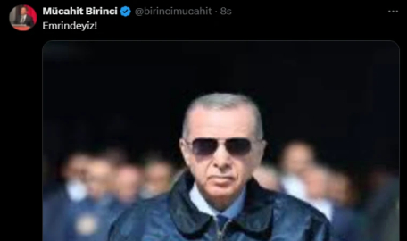 Sayın Cumhurbaşkanım; Bir emrinize bakarız.