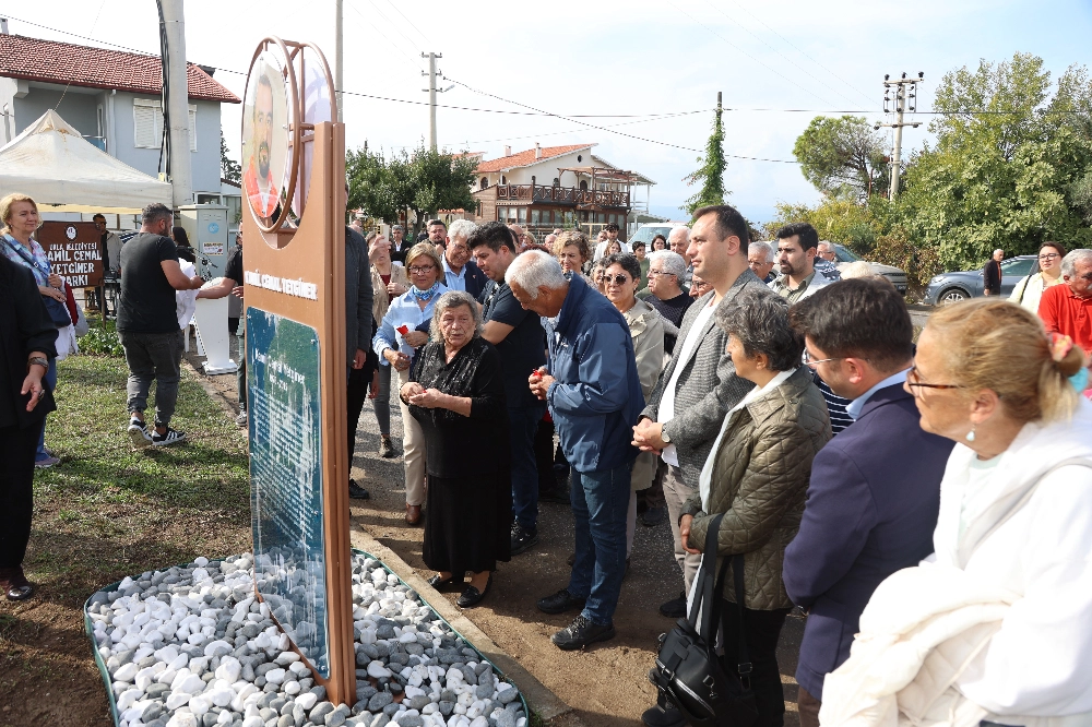 K. Cemal Yetginer Parkı açıldı