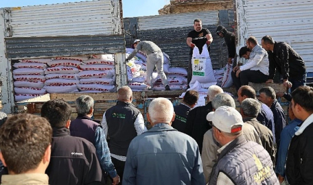 Konya Büyükşehir’den Çiftçiye Kuraklığa Dayanıklı Mercimek Tohumu Desteği