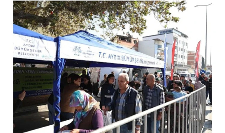 Büyükşehir Belediyesi Binlerce Kışlık Fideyi Germencikliler ile Buluşturdu