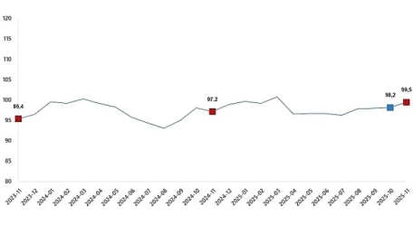 Ekonomik Güven Endeksi, Kasım 2025