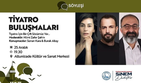 Üsküdar’da “Tiyatro Buluşmaları” Kapsamında Ünlü İsimlerle Söyleşi Gerçekleşecek