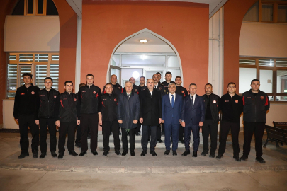 Konya'da Başkan Altay’dan gece mesaisi ziyareti