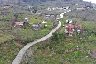 Ordu Fatsa’da beton yol konforu Bucaklı’ya ulaştı
