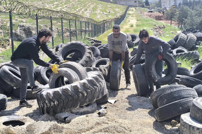 Mardin Büyükşehir, 100 ton atık lastiği geri dönüşüme kazandırdı