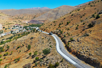 Malatya’da 55 kilometrelik grup yolunda çalışmalar sürüyor