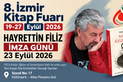 Hayrettin Filiz, “Necati, Aziz Necati” ile İzmir Kitap Fuarı’nda