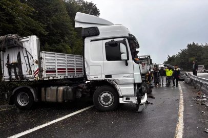 Akçakoca’da tır kazasında yaralanan olmadı