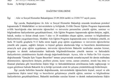 YÖK’ten üniversitelere aile eğitimi ve yaşam becerileri çalışması