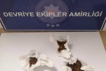 Keşan'da ticari takside uyuşturucu taşıdılar! 2 tutuklama