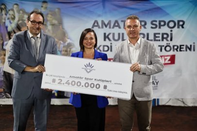Karabağlar'da amatör spora 2,4 milyon TL destek